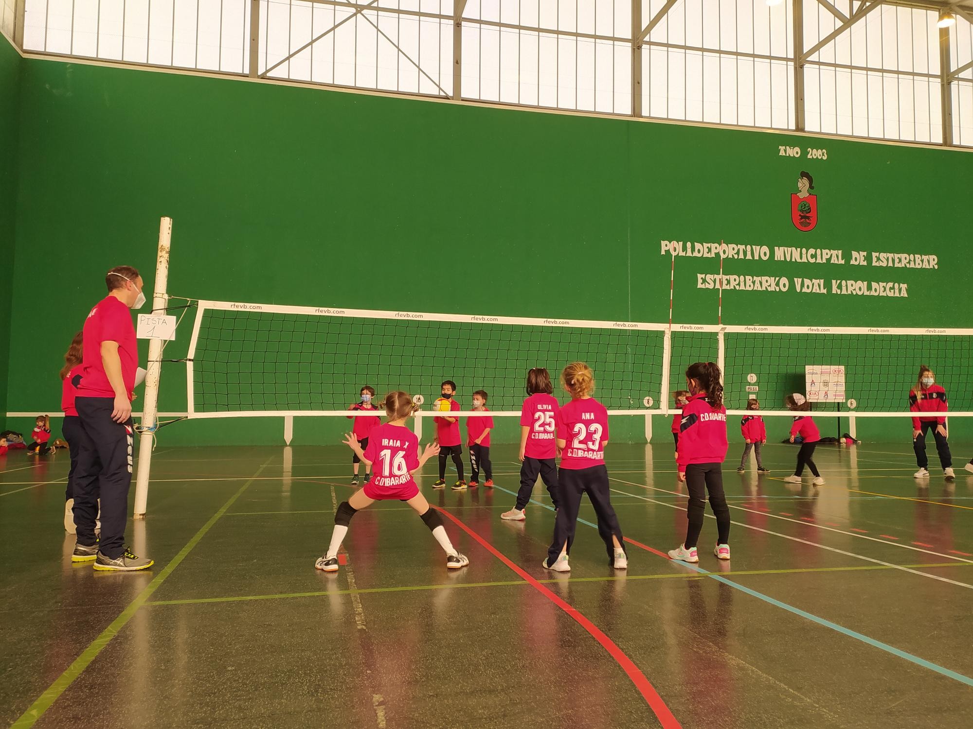 Tercera Concentración de Minivoley en Zubiri